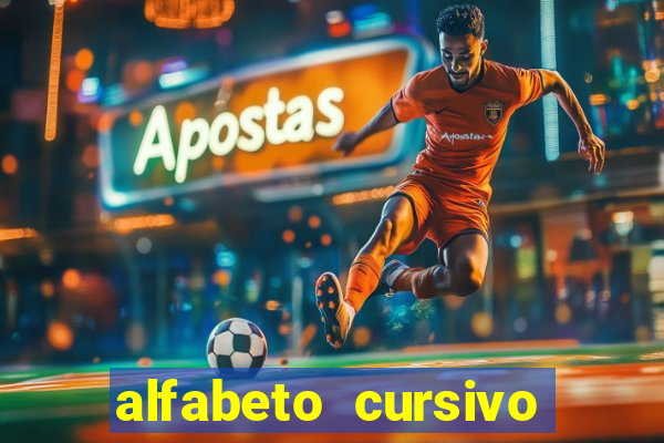 alfabeto cursivo pontilhado para imprimir pdf